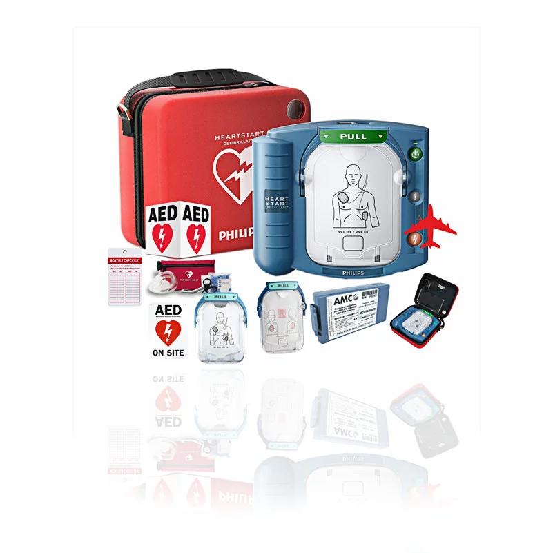 Recertified Philips Heartstart Onsite AED Aviation Package