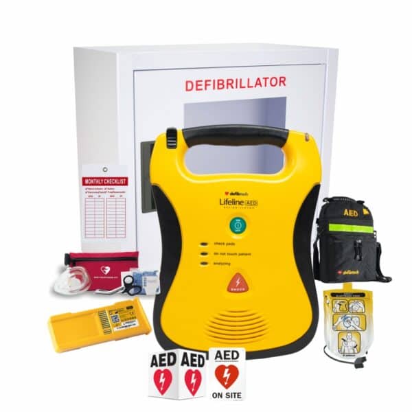 Refurbished Defibtech Lifeline AED Business Package 1