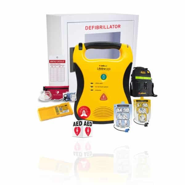 Refurbished Defibtech Lifeline AED Church Package