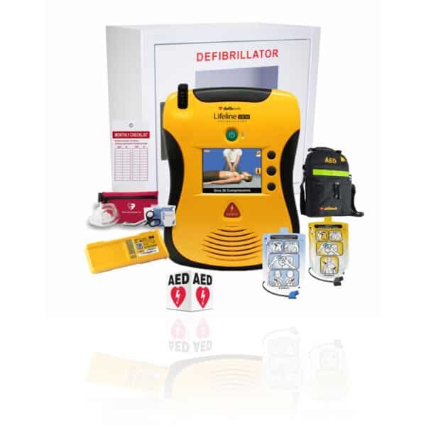 Refurbished Defibtech Lifeline View AED Business Package