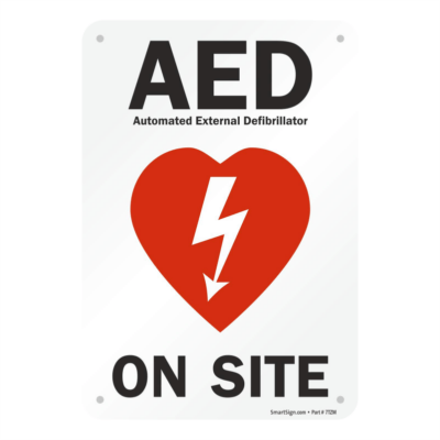 aed sticker