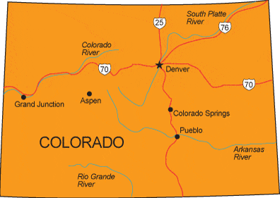 Colorado State Map