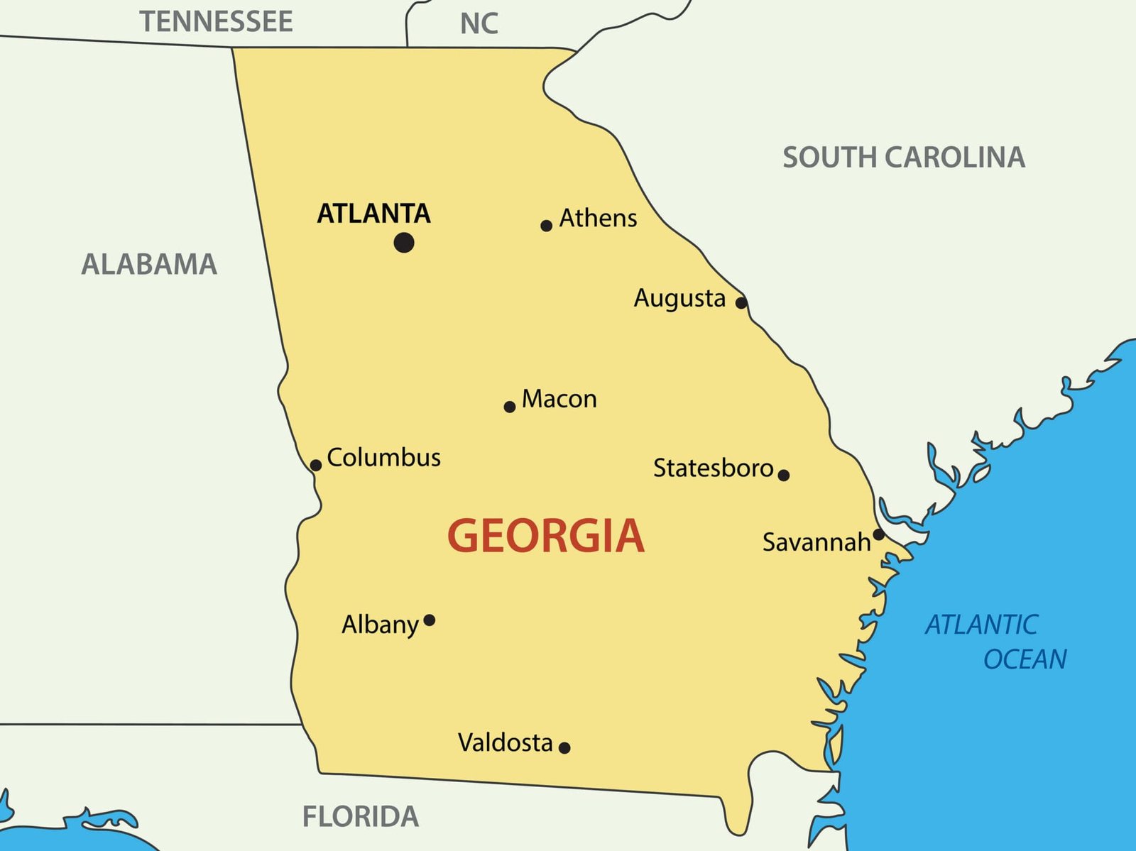 georgia_us_state_map