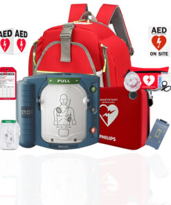Philips Onsite Emergency Backpack AED & First Aid Kit Bundle